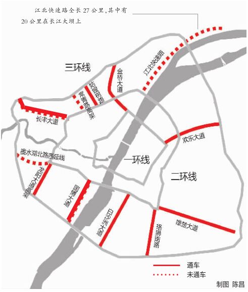 長(zhǎng)江大壩變身景觀公路 湖北省首條長(zhǎng)江濱江景觀公路開建