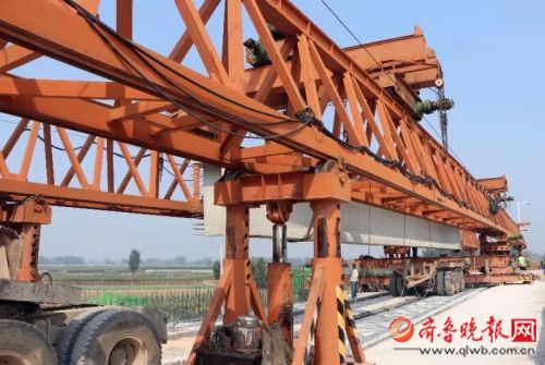 喜訊！京滬改擴建工程最長橋梁架設(shè)完成